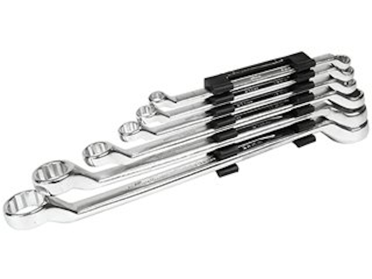 片側ラチェット メガネレンチセット ロング 8~22mm 収納ケース